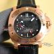 Perfect copy of Panerai rose gold case cowhide strap 44mm sneaker series watch (2)_th.jpg